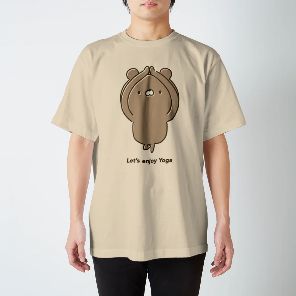 ユウィズのゆるっとヨガ　クマちゃん スタンダードTシャツ