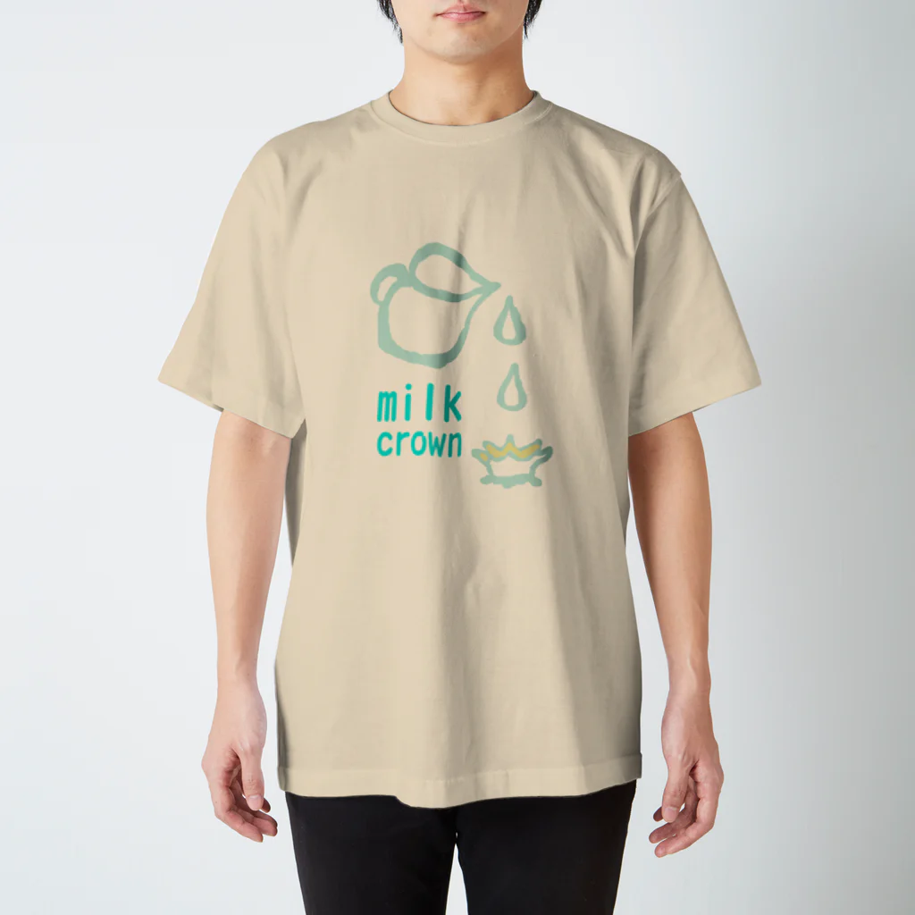 りとるぼっちのmilkcrown スタンダードTシャツ