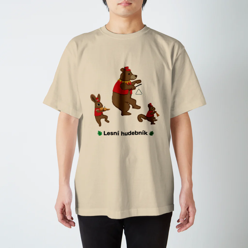 はまだみわのLesní hudebník スタンダードTシャツ