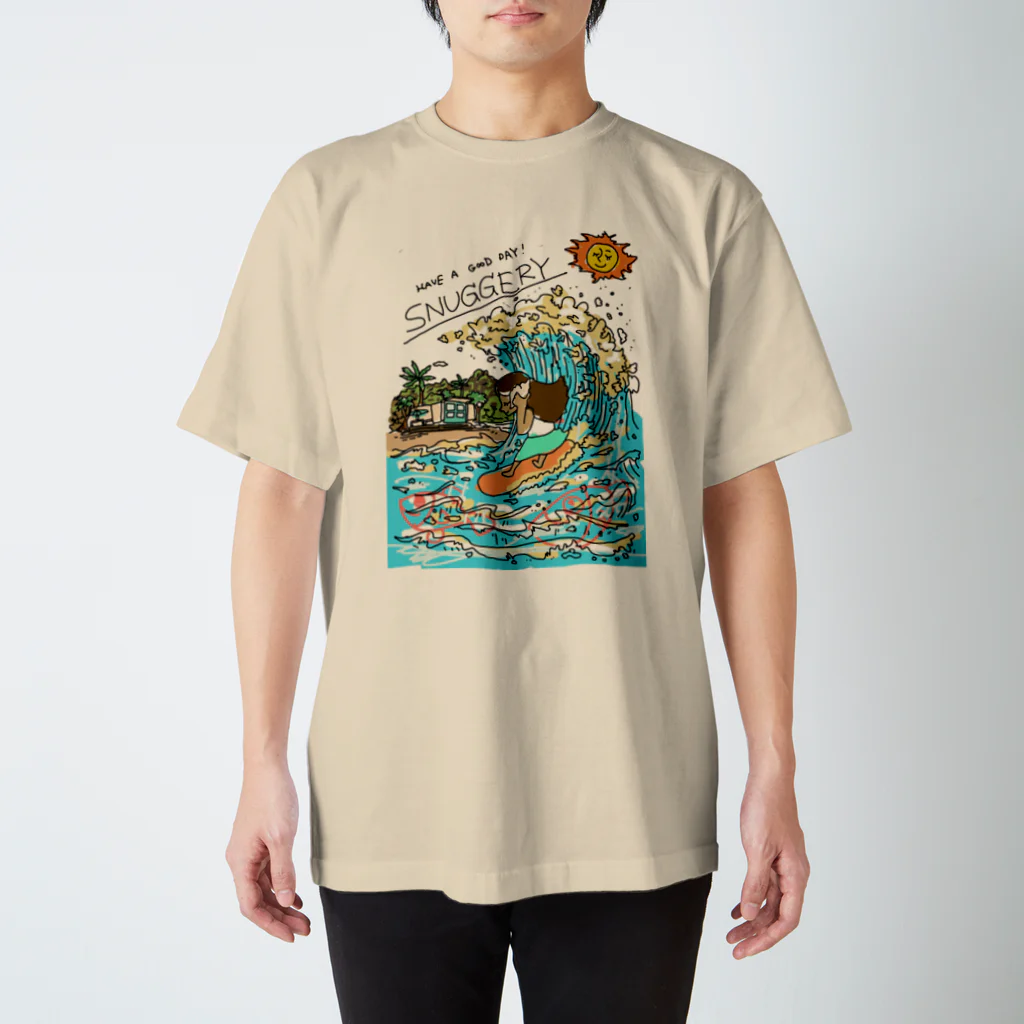 ハワイアンコンテナカフェ SNUGGERY (スナッグリー)のwave Regular Fit T-Shirt