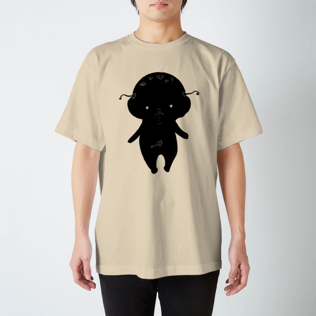 hellchocolateの荒ぶるぴこぴこちゃん スタンダードTシャツ