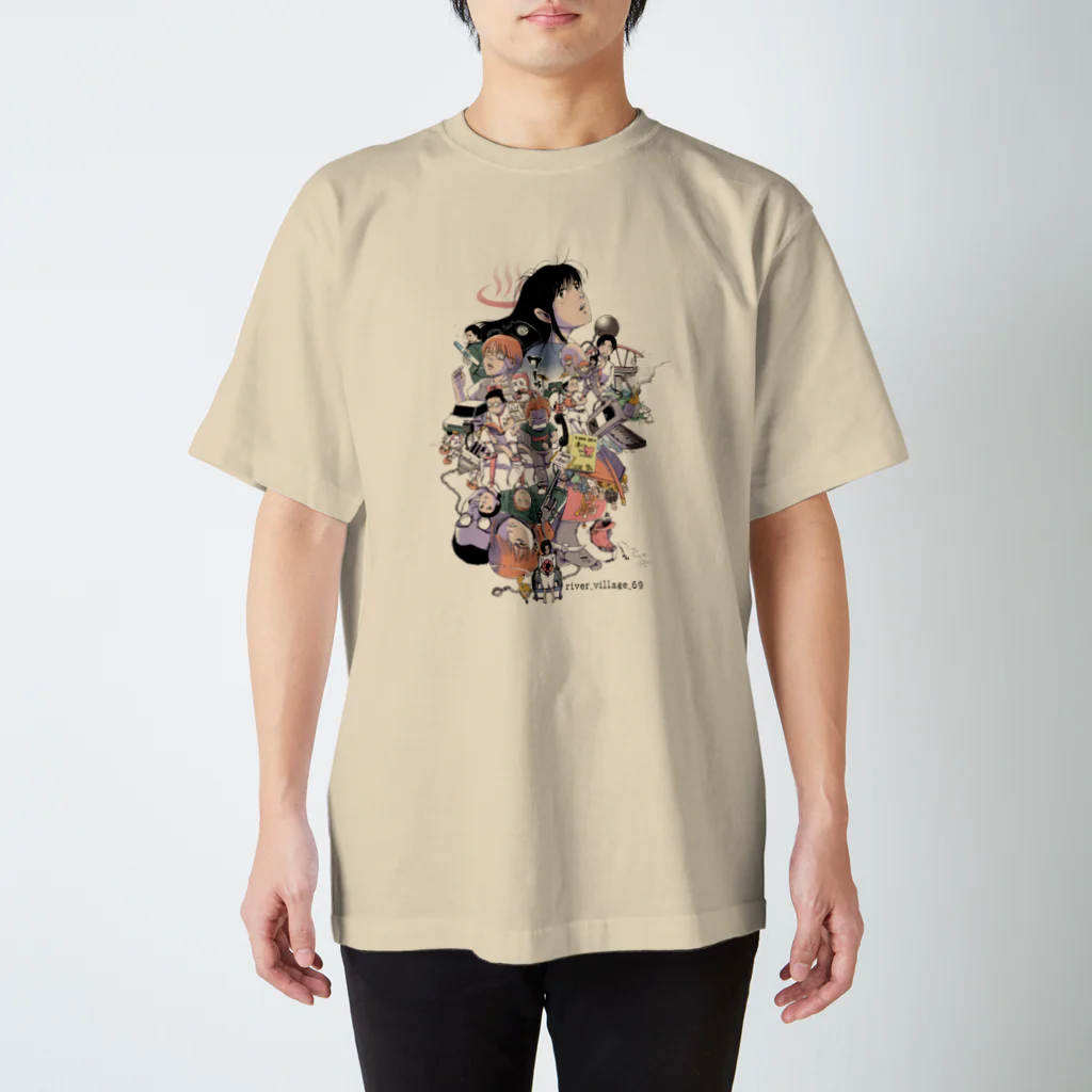 川村マユ見のriver_village_69 スタンダードTシャツ