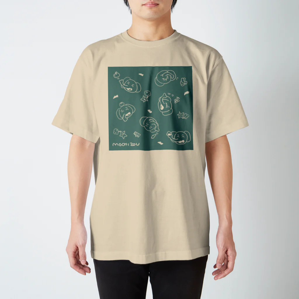 はるやまのごはんとMOCHIZOUくん（ブルー） Regular Fit T-Shirt