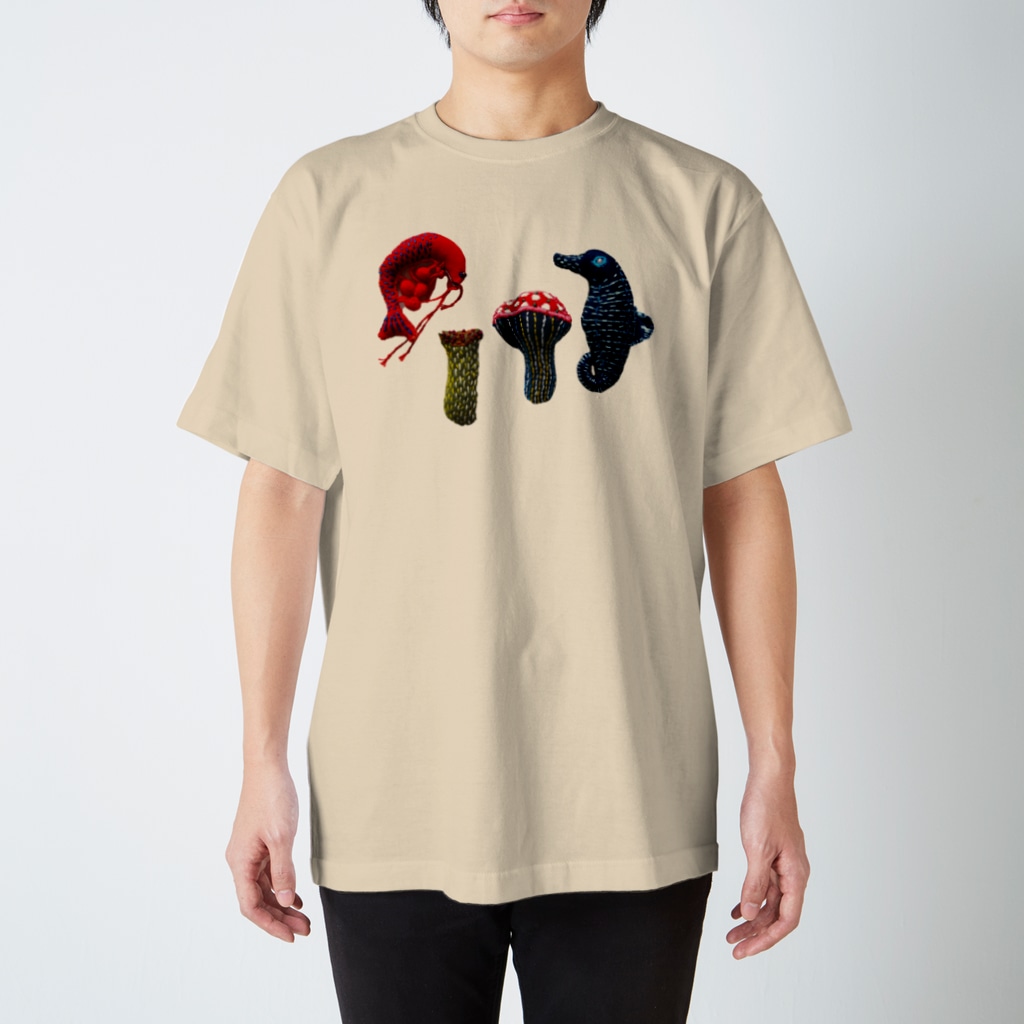 suzuejyaのキノコとエビとあれこれ Regular Fit T-Shirt