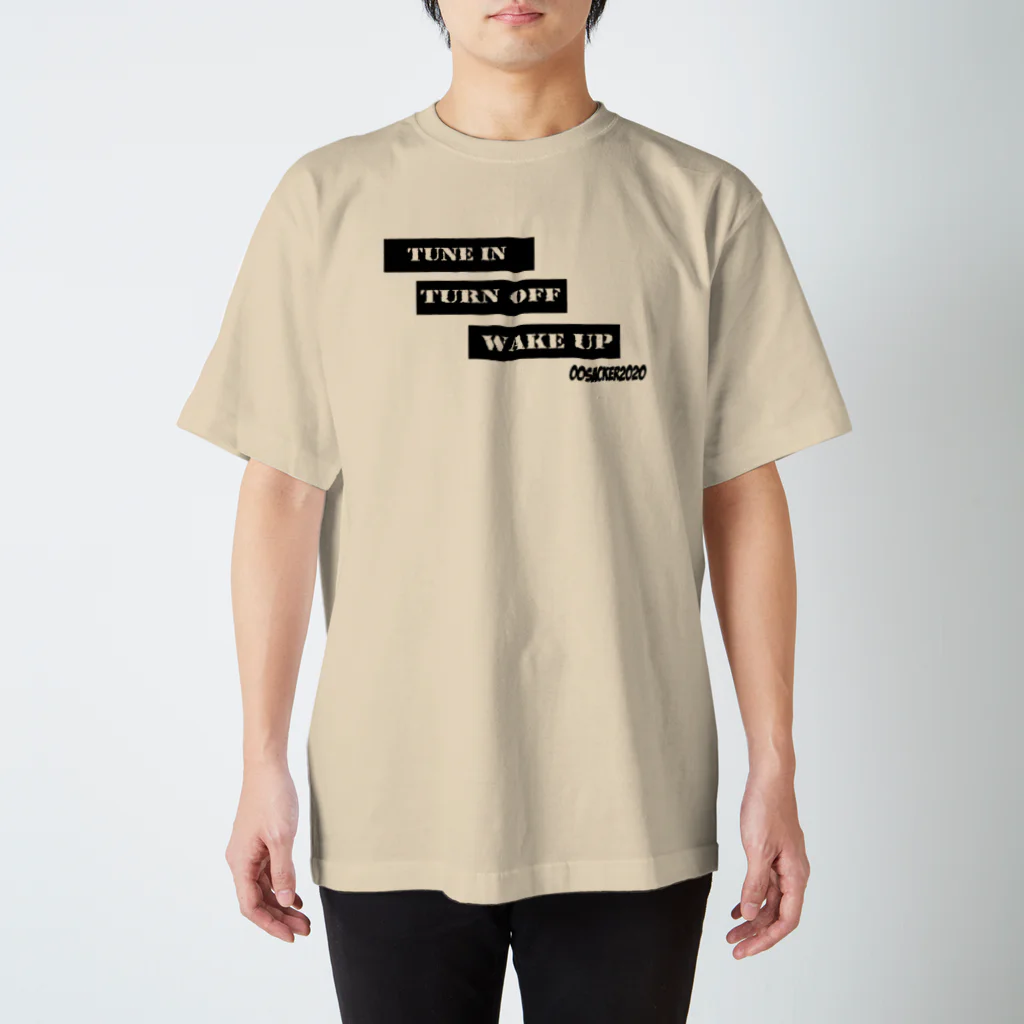 tootackのwake up oosacker Regular Fit T-Shirt