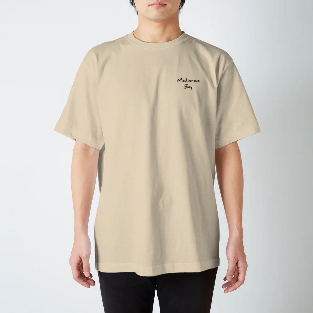 Mischievous Boy_いたずらっ子のMischievous Boy Regular Fit T-Shirt