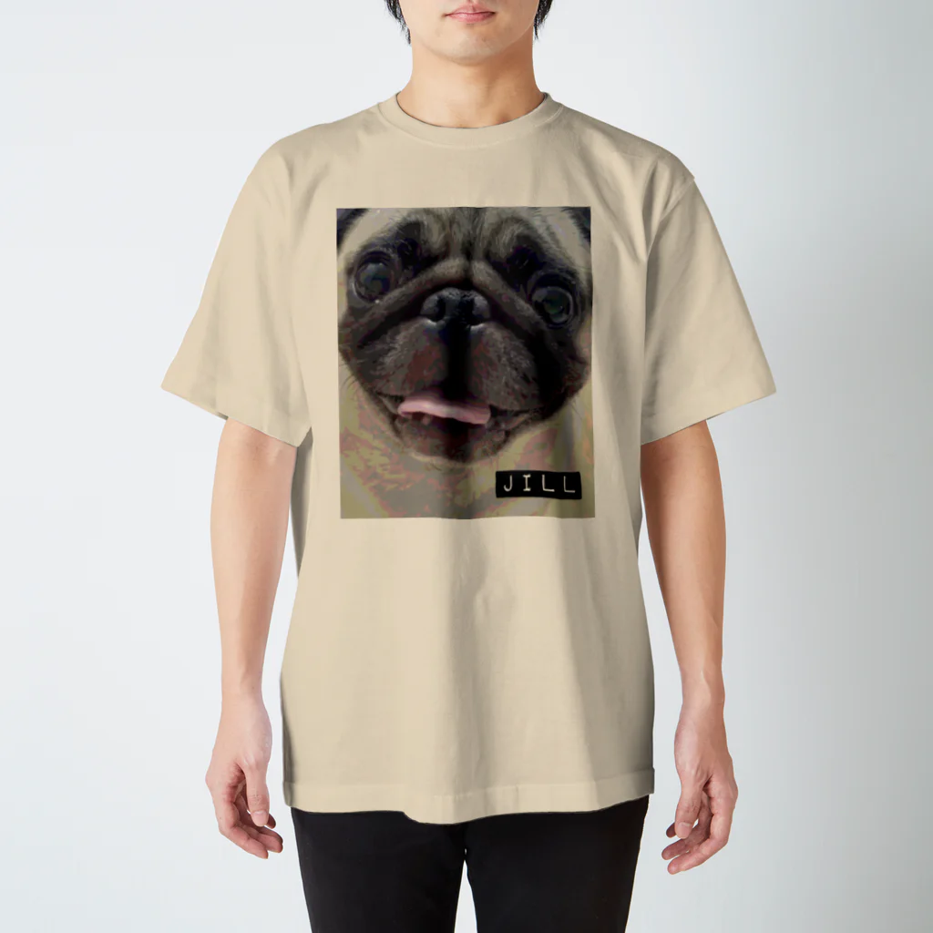 PUG283のパグ Jillちゃんドアップ Regular Fit T-Shirt