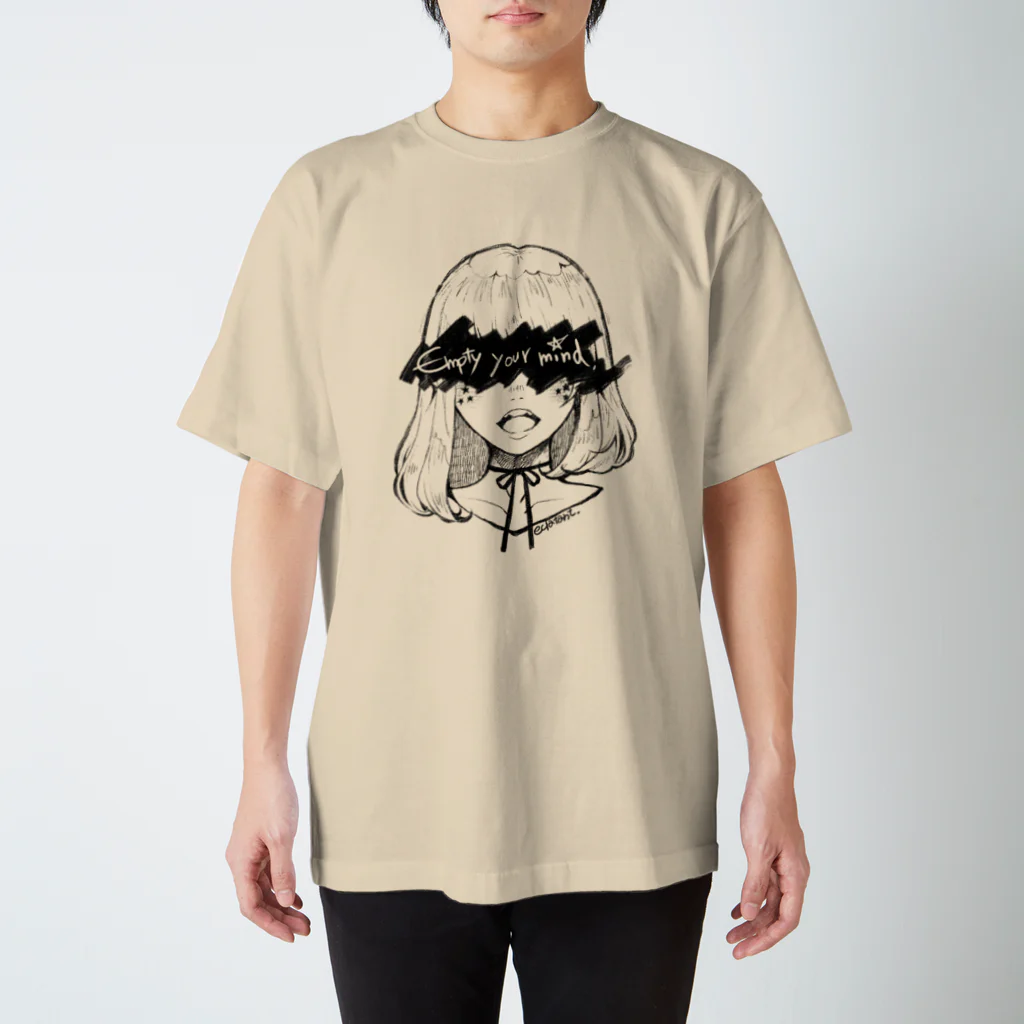 tamachiおりじなる。のからっぽの心で(白) スタンダードTシャツ