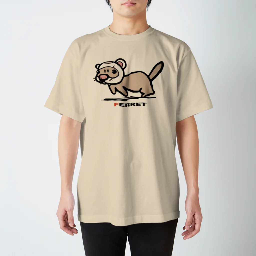 sasabayashi8の超フェレット スタンダードTシャツ