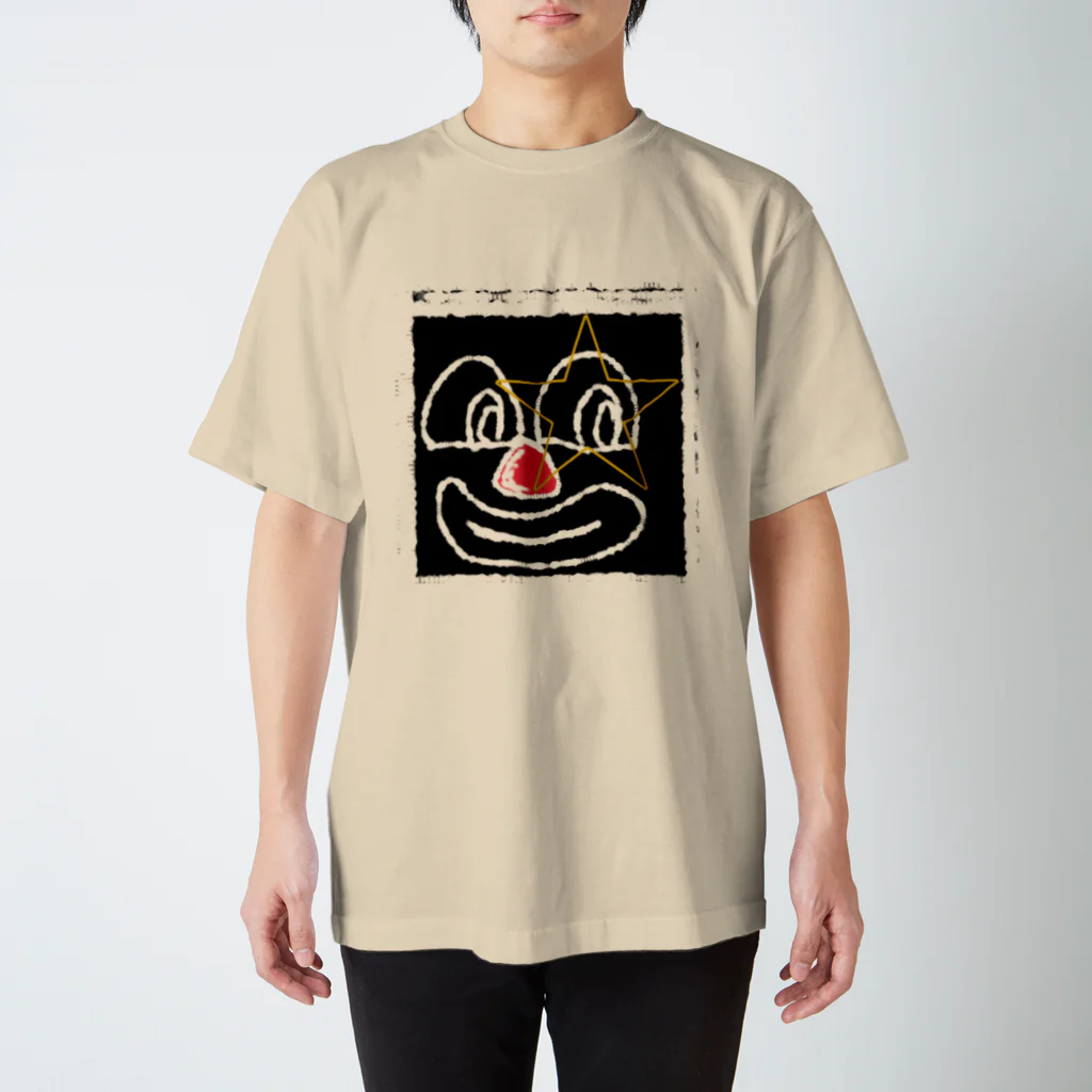 GRKSのピエロ(黒) スタンダードTシャツ