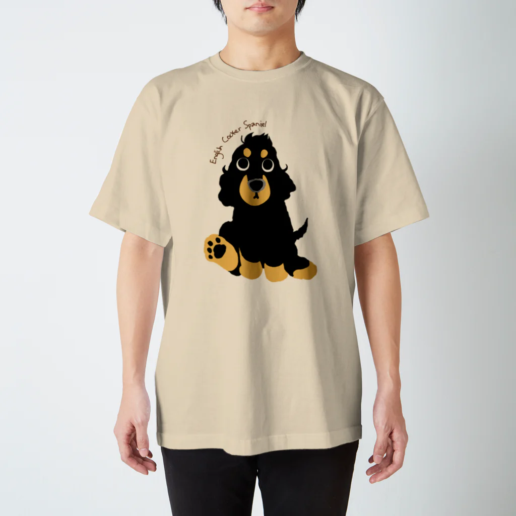 ごまいちのパピコッカー【ブラタン】 スタンダードTシャツ