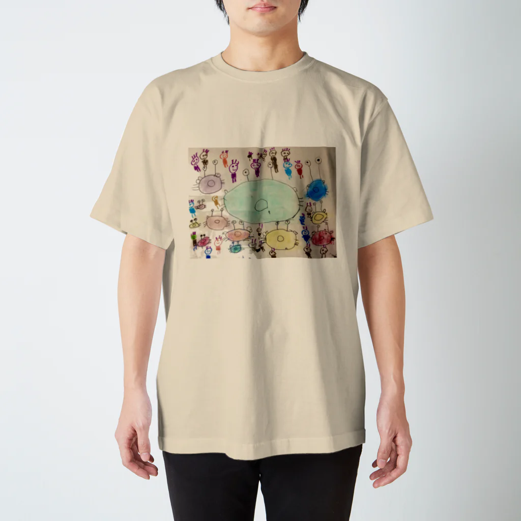 カツヌマ子のカニ スタンダードTシャツ
