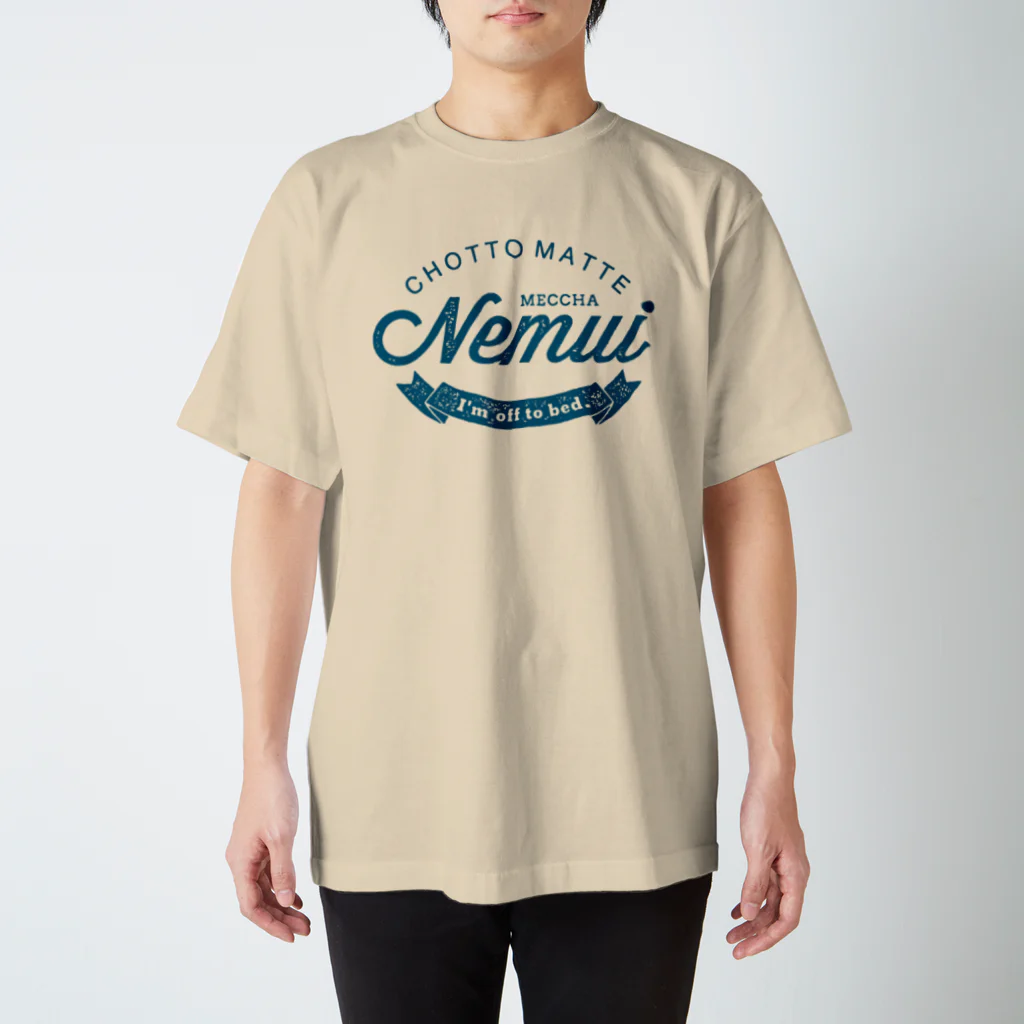 OFUZAKEのCMMN_BLUE Regular Fit T-Shirt