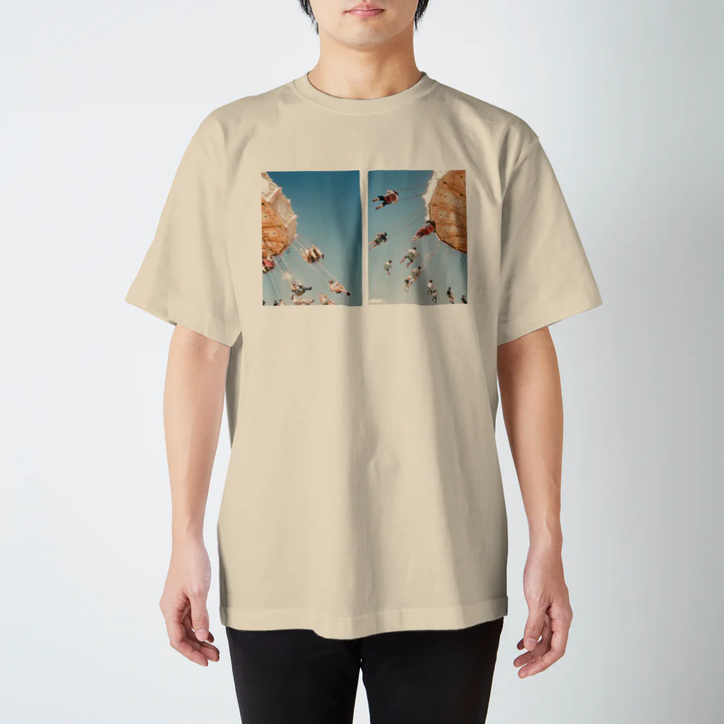 EndofNovemberの空中ブランコbeige（フィルム写真） スタンダードTシャツ