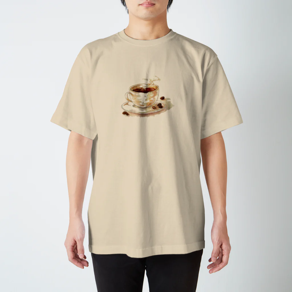 志瓜のSUZURIのカフェの珈琲 Regular Fit T-Shirt