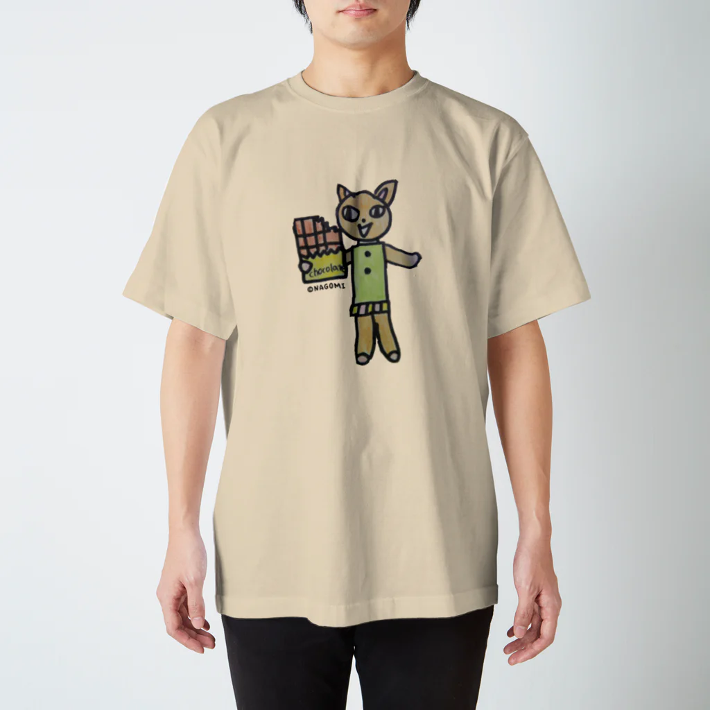 SDCのNAGOMIのねこ（ベージュ） スタンダードTシャツ