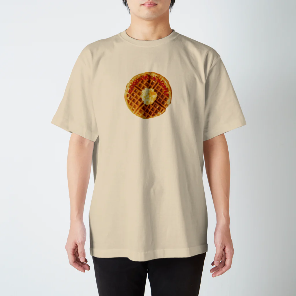 CHICHIPIのGOOD LIKE A WAFFLE スタンダードTシャツ