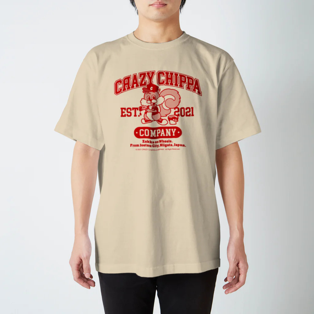 クレイジーチッパカンパニーのクレイジーチッパカンパニー カレッジ Regular Fit T-Shirt