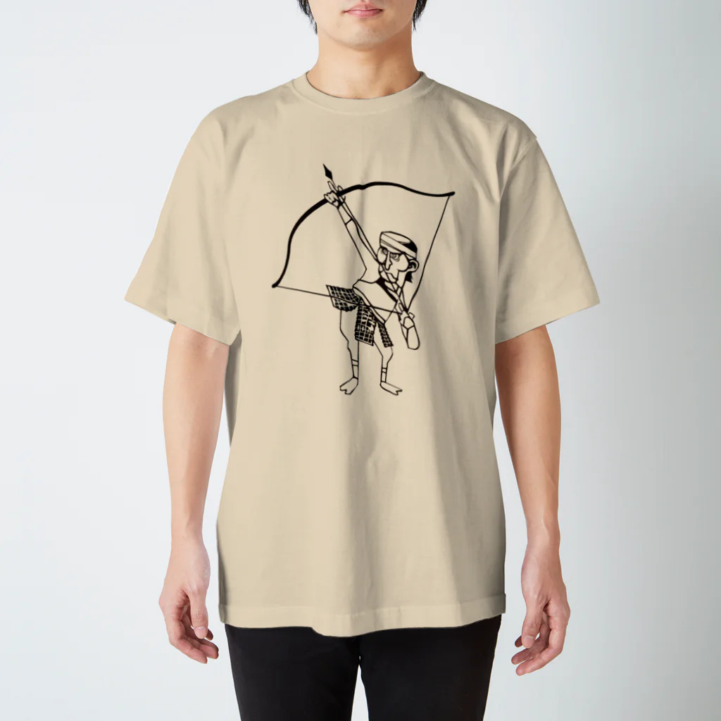 ビックリバンの射る武士 スタンダードTシャツ