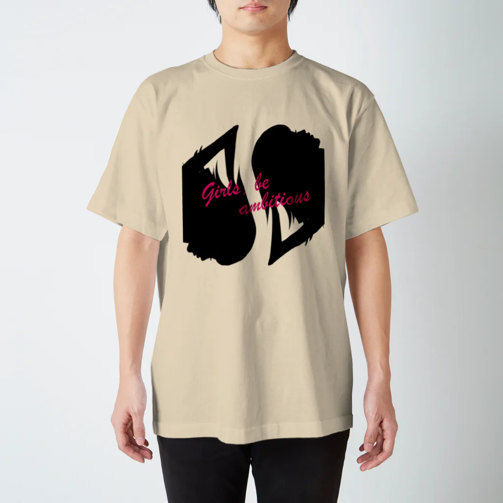 TakumiのGirls, be ambitious  Regular Fit T-Shirt