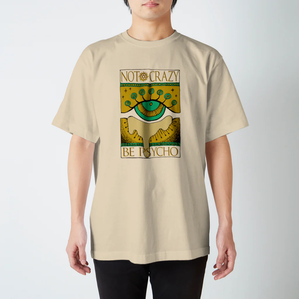Paint 'em allのNot crazy be psycho　おめめ Regular Fit T-Shirt