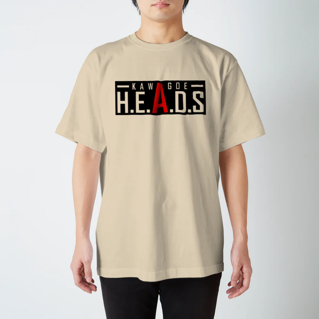 H.E.A.D.S川越の基本のH.E.A.D.Sロゴ スタンダードTシャツ