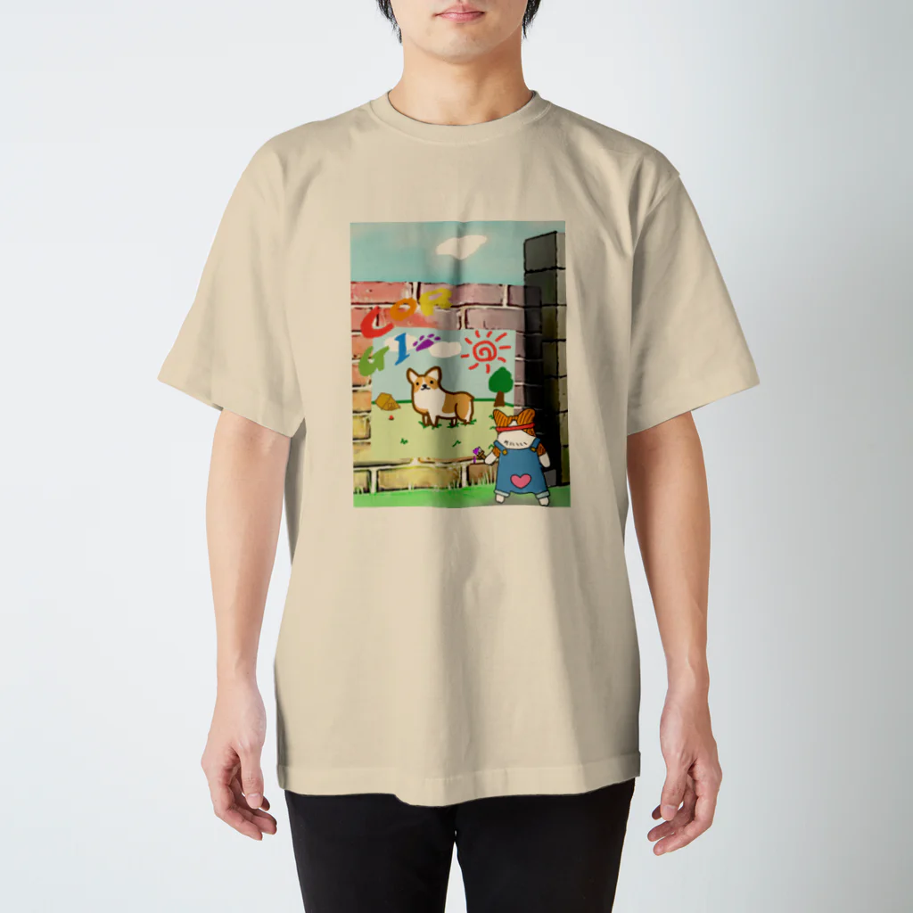 はじやのらくがきコーギーTシャツ Regular Fit T-Shirt