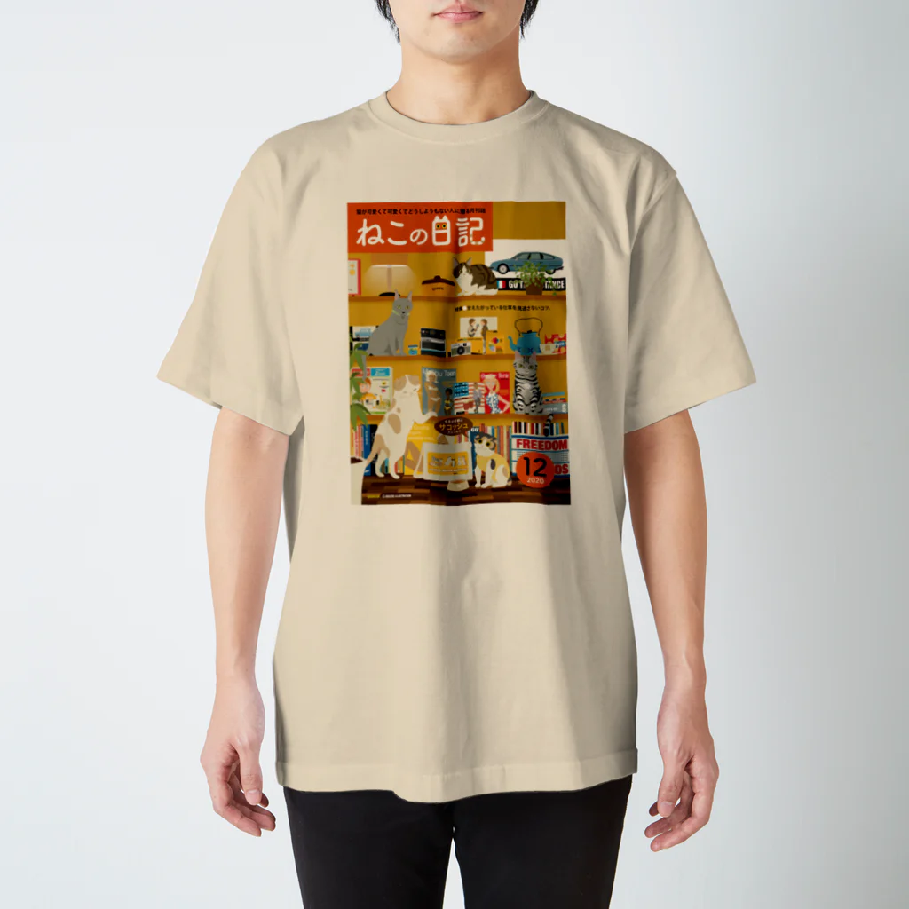 Quatre Illustrationのキャトルマガジン04 スタンダードTシャツ