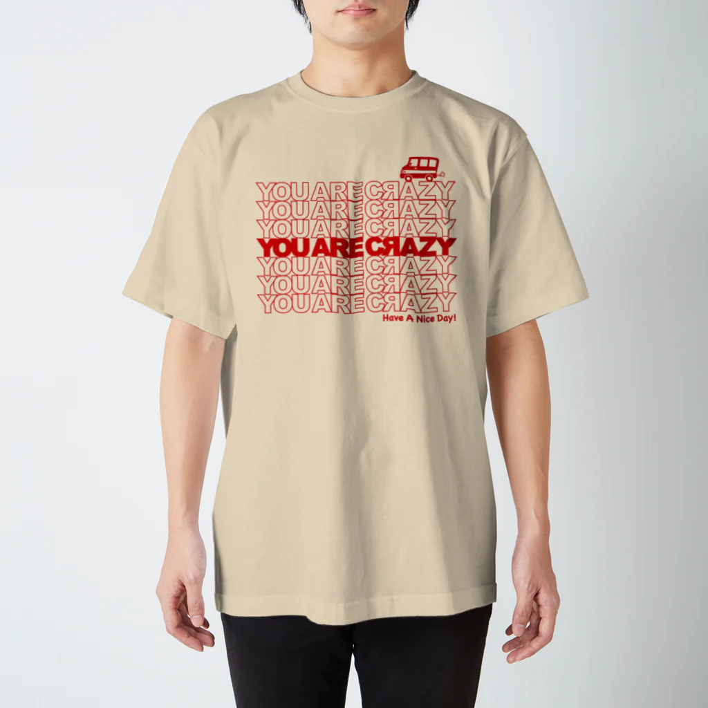 クレイジーチッパカンパニーのYOU ARE CRAZY スタンダードTシャツ