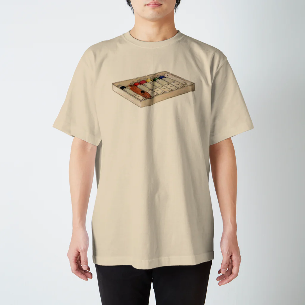 SCHINAKO'Sのうさぎ色絵の具 Regular Fit T-Shirt