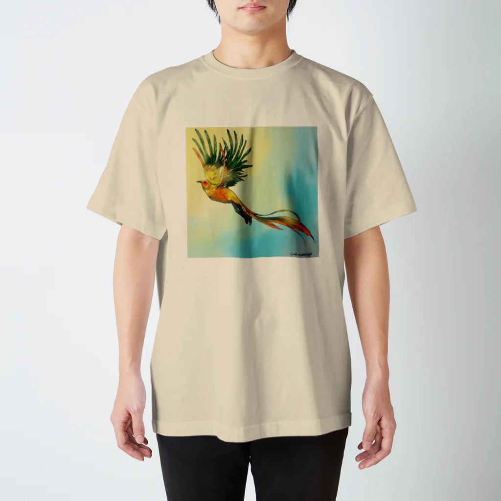 かりんのお店の飛び立つ鳥 Regular Fit T-Shirt