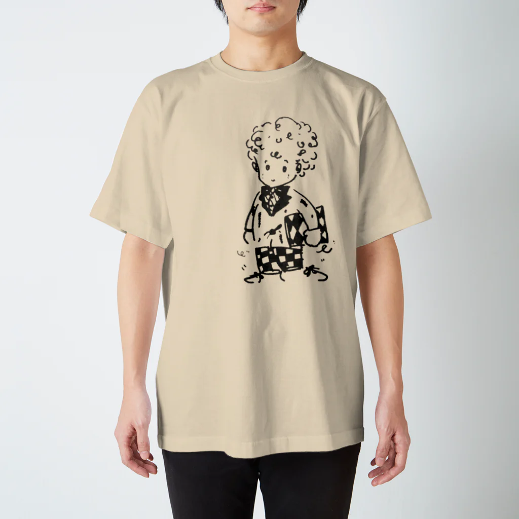 DIRTY FRIENDSのレトロボーイ枠無し スタンダードTシャツ