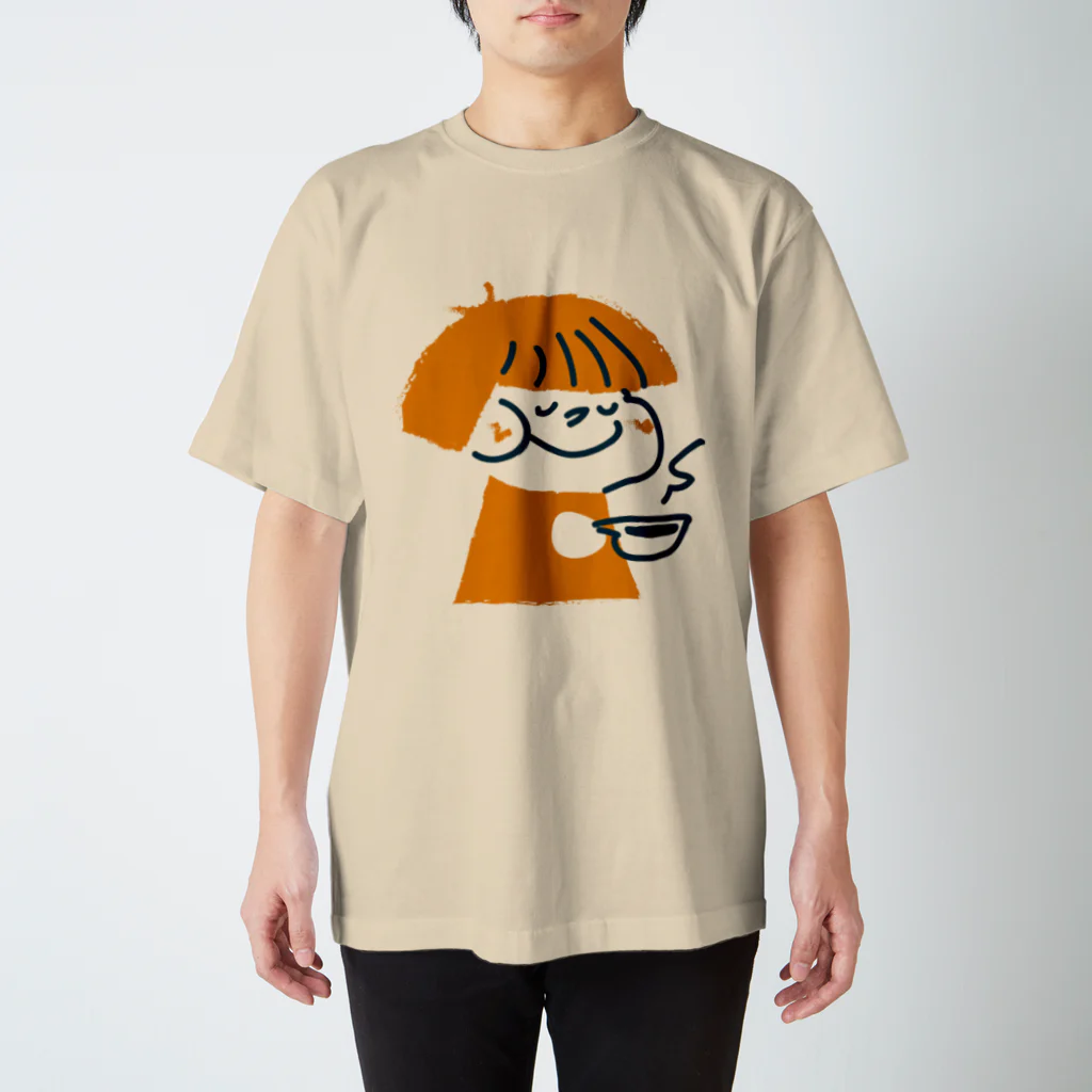 やまんか商店のひとくち餃子ひろやす（コーヒー） スタンダードTシャツ