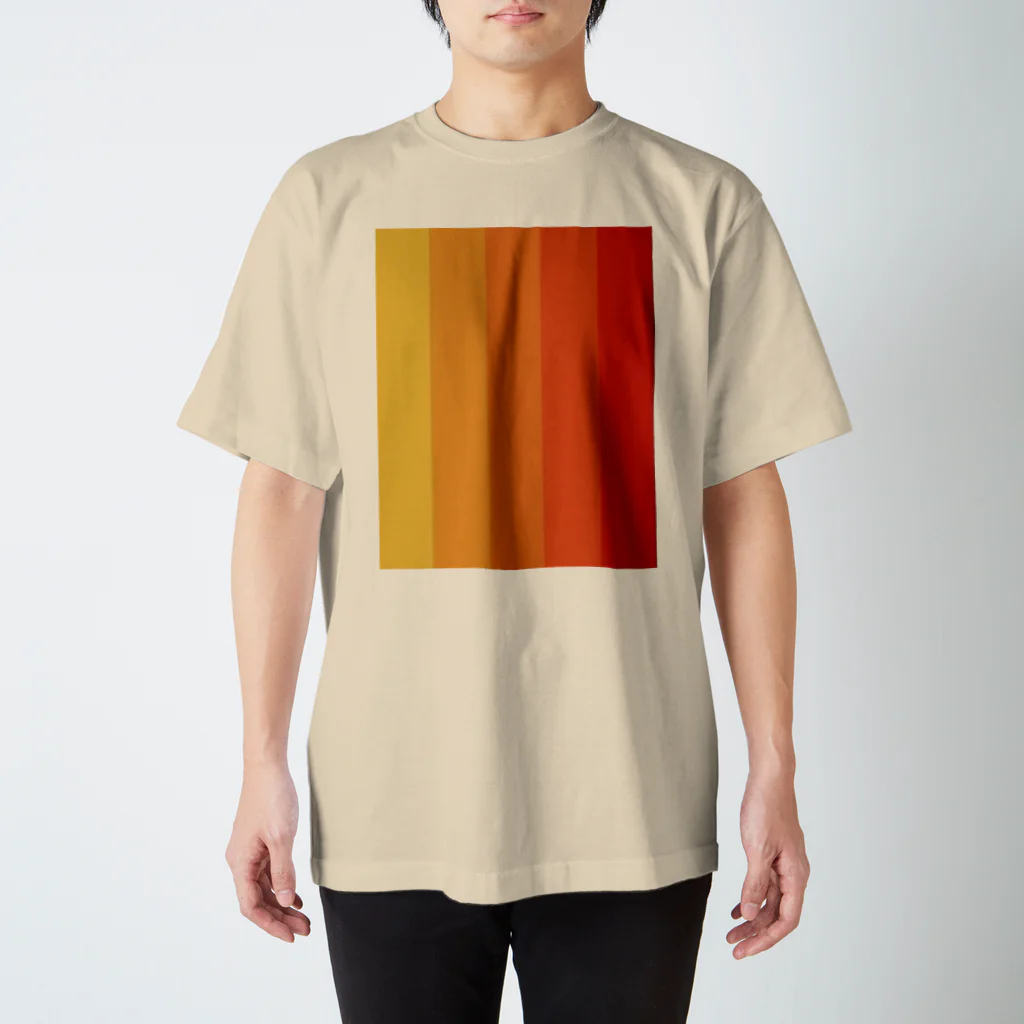 Go_Easy_With_ItのOrange gradation スタンダードTシャツ