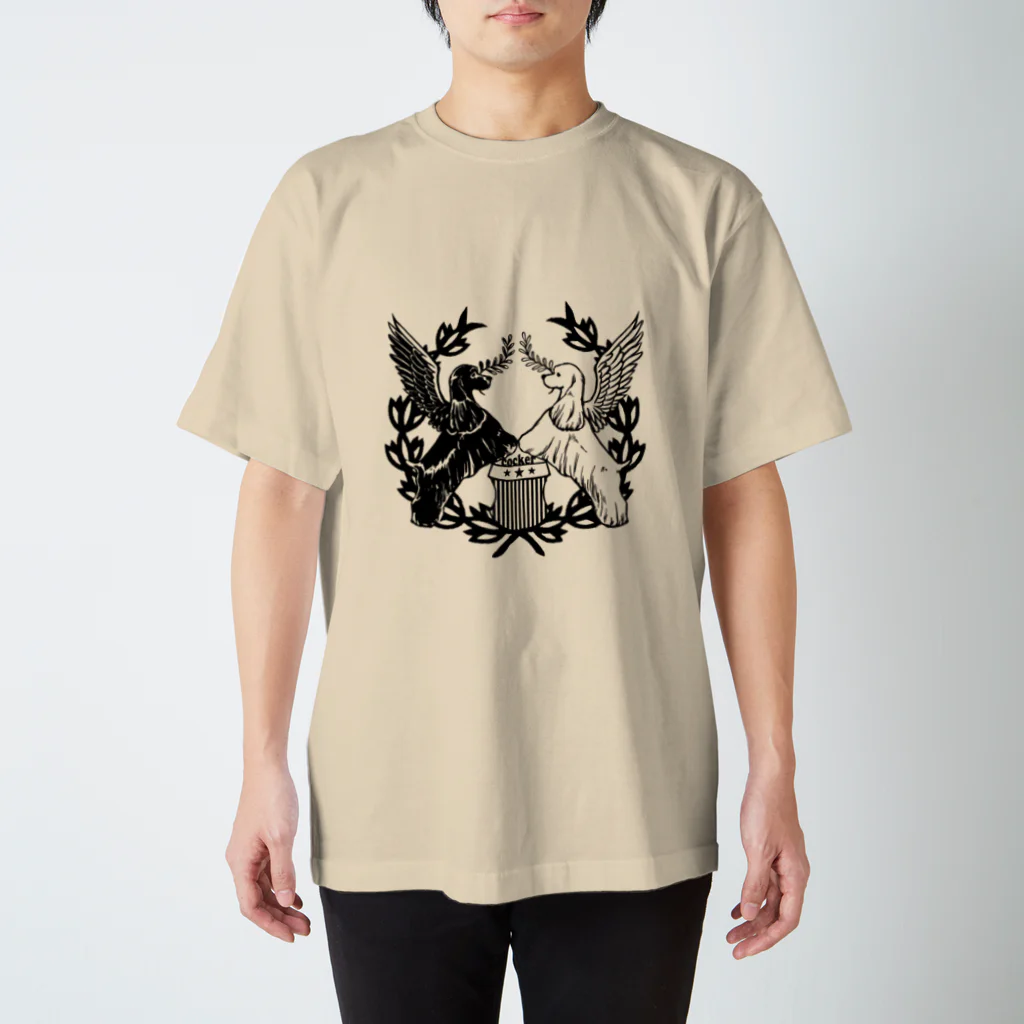 BLENHEIMのコッカー紋章 スタンダードTシャツ