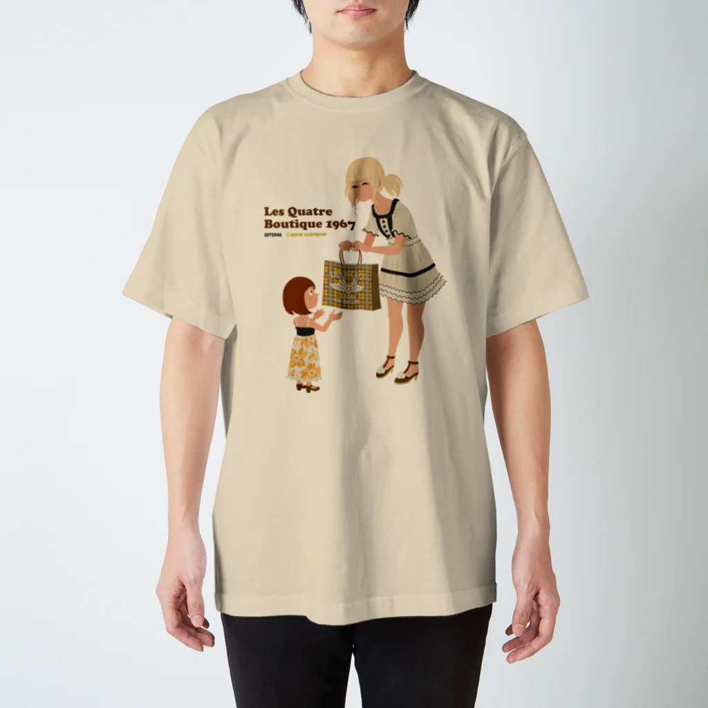 Quatre IllustrationのLQB1967_04_憧れのおねえさん スタンダードTシャツ