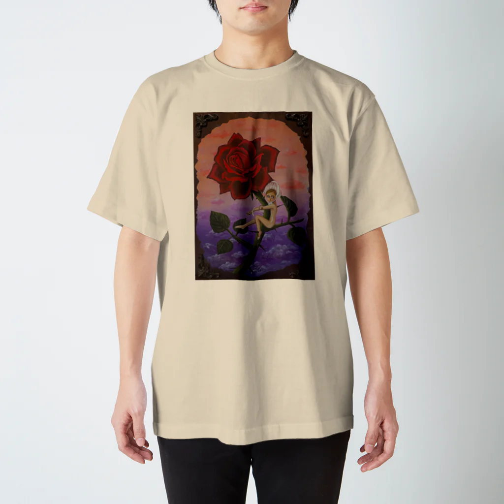 Marin Maysのジャックと薔薇の木 Regular Fit T-Shirt