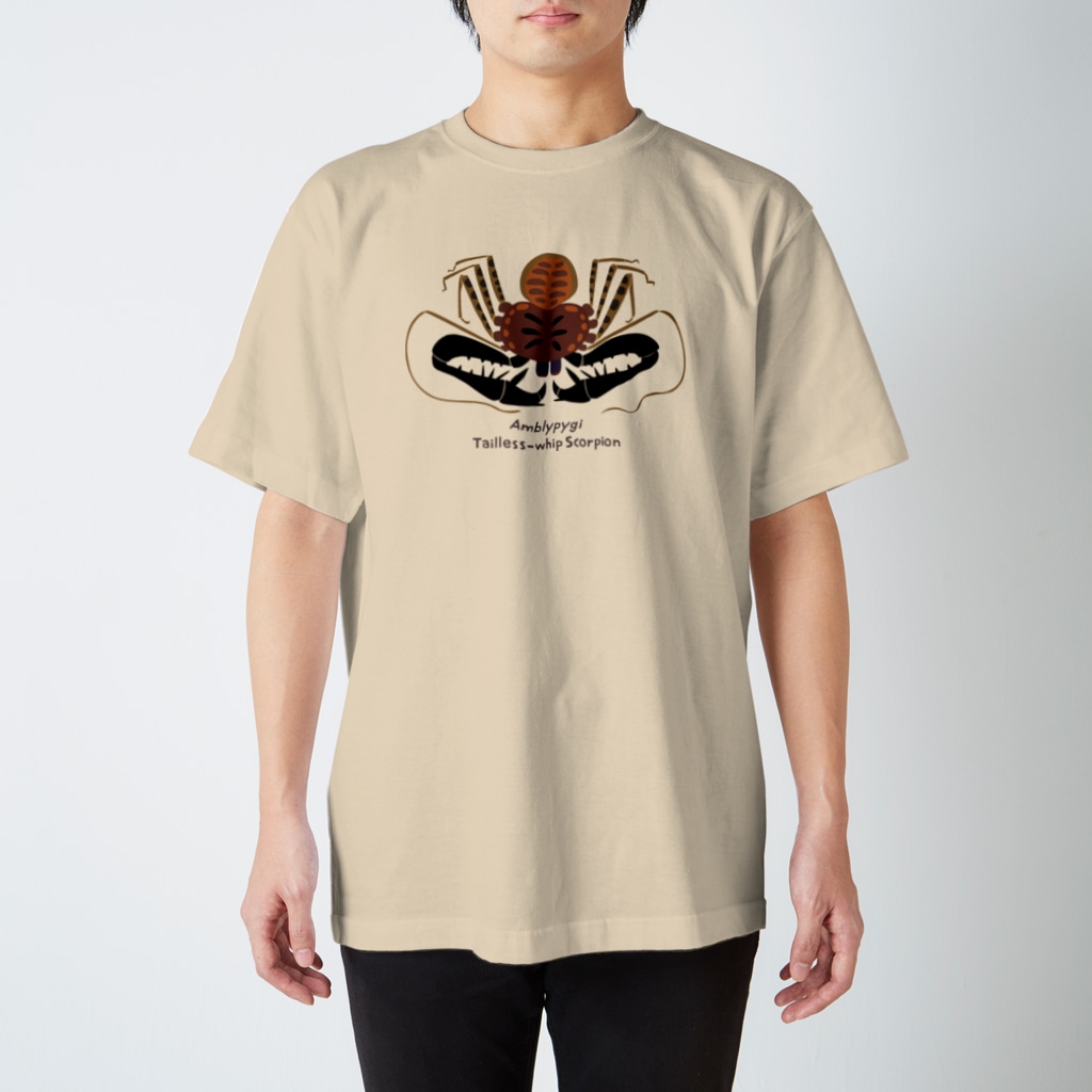 ぼくのすいぞくかん SUZURI店のウデムシlightcolor Regular Fit T-Shirt