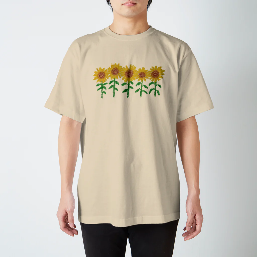 mekadangoのひまわり Regular Fit T-Shirt