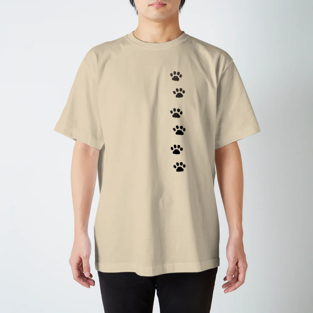 まろ屋のネコちゃんの足あと Regular Fit T-Shirt