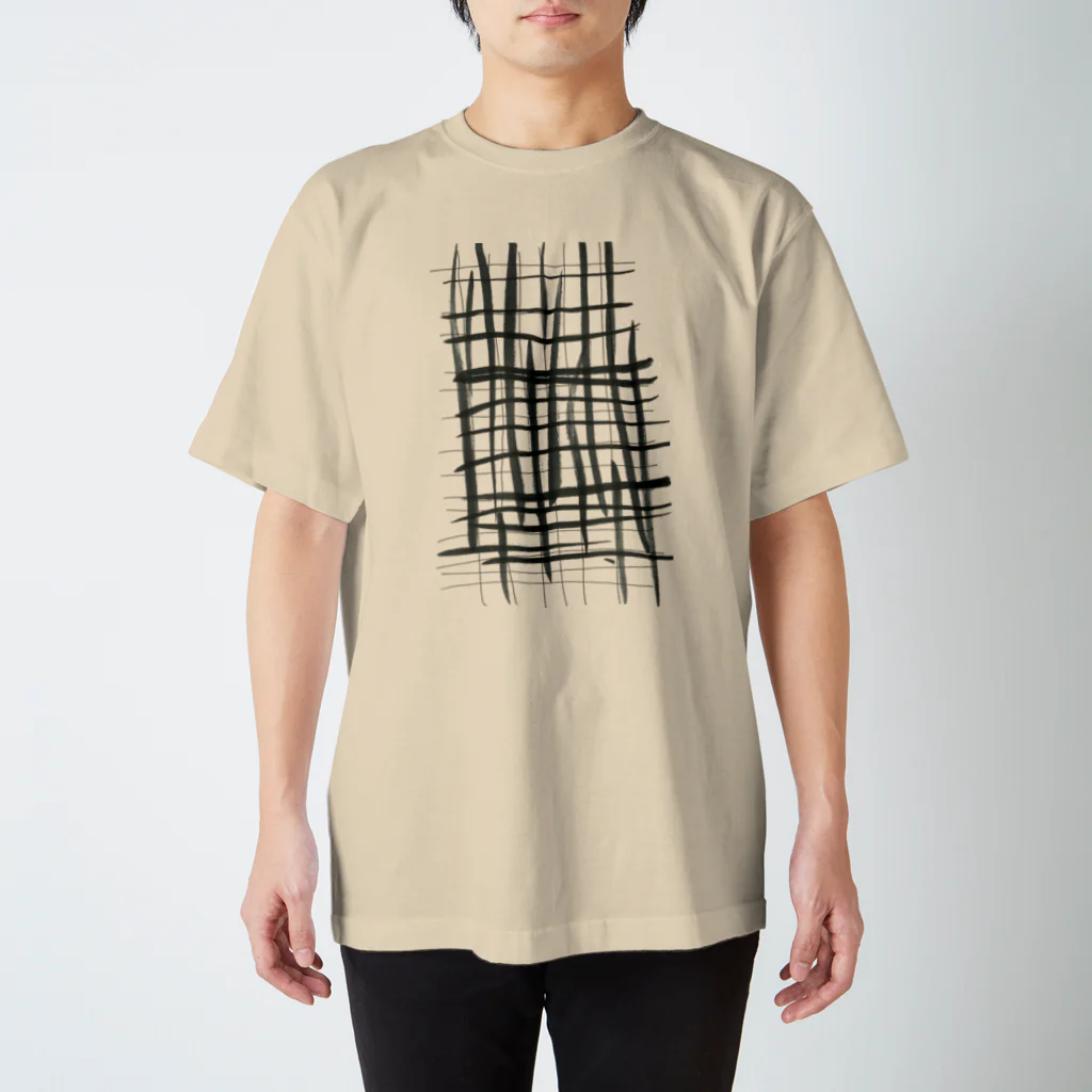 上手に出来たのチェック柄 Regular Fit T-Shirt