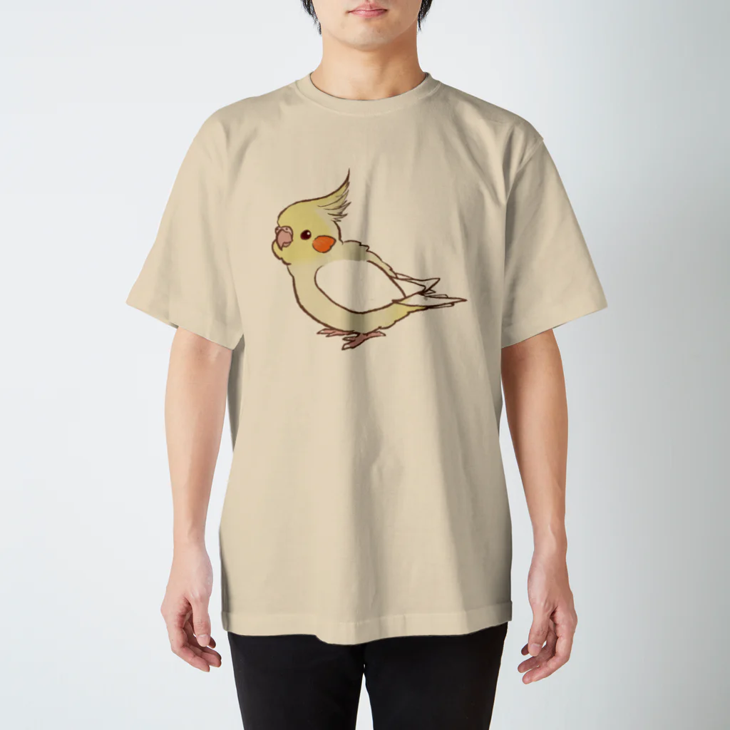 トイトイのオカメインコ（ルチノー） Regular Fit T-Shirt