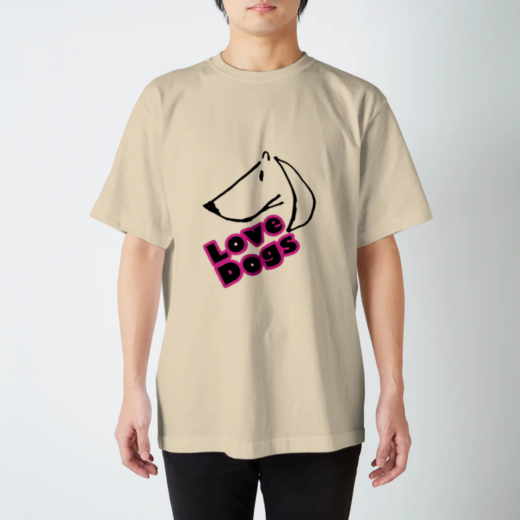 マースィーツのLove Dogs ロゴ Regular Fit T-Shirt