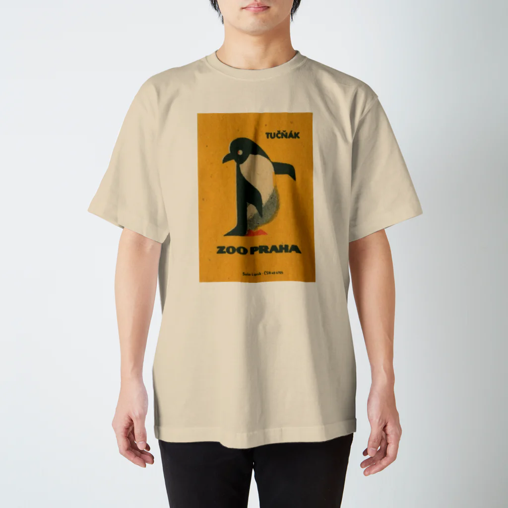 YS VINTAGE WORKSのチェコ・プラハ動物園　ペンギン　 スタンダードTシャツ