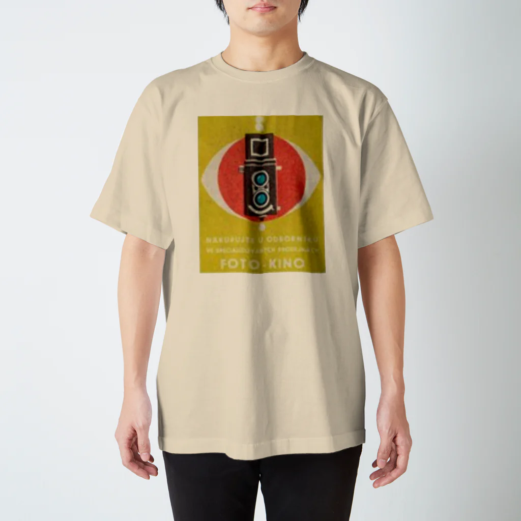 YS VINTAGE WORKSのチェコ　二眼カメラ スタンダードTシャツ