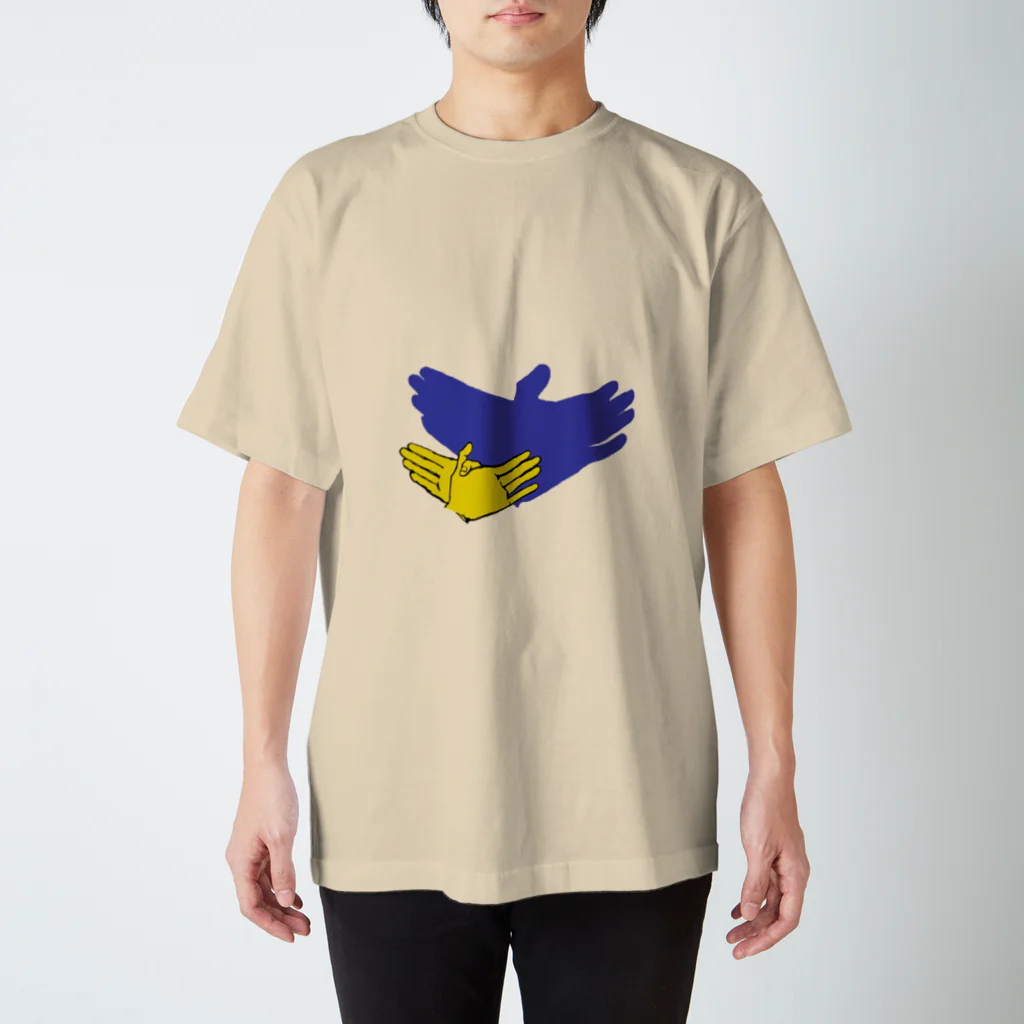 tagame_88の#ウクライナ　応援　平和の鳩 スタンダードTシャツ