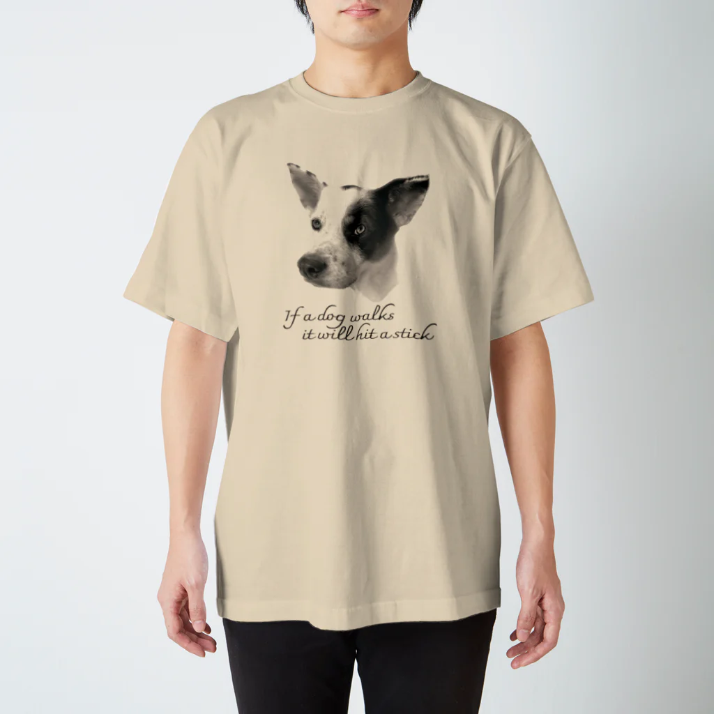 愛犬商事の偉犬みたいな雰囲気の犬 スタンダードTシャツ