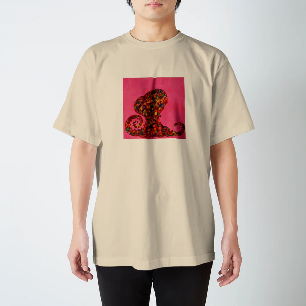 ieharatoshiakiの夢見る蛸（たこ） スタンダードTシャツ