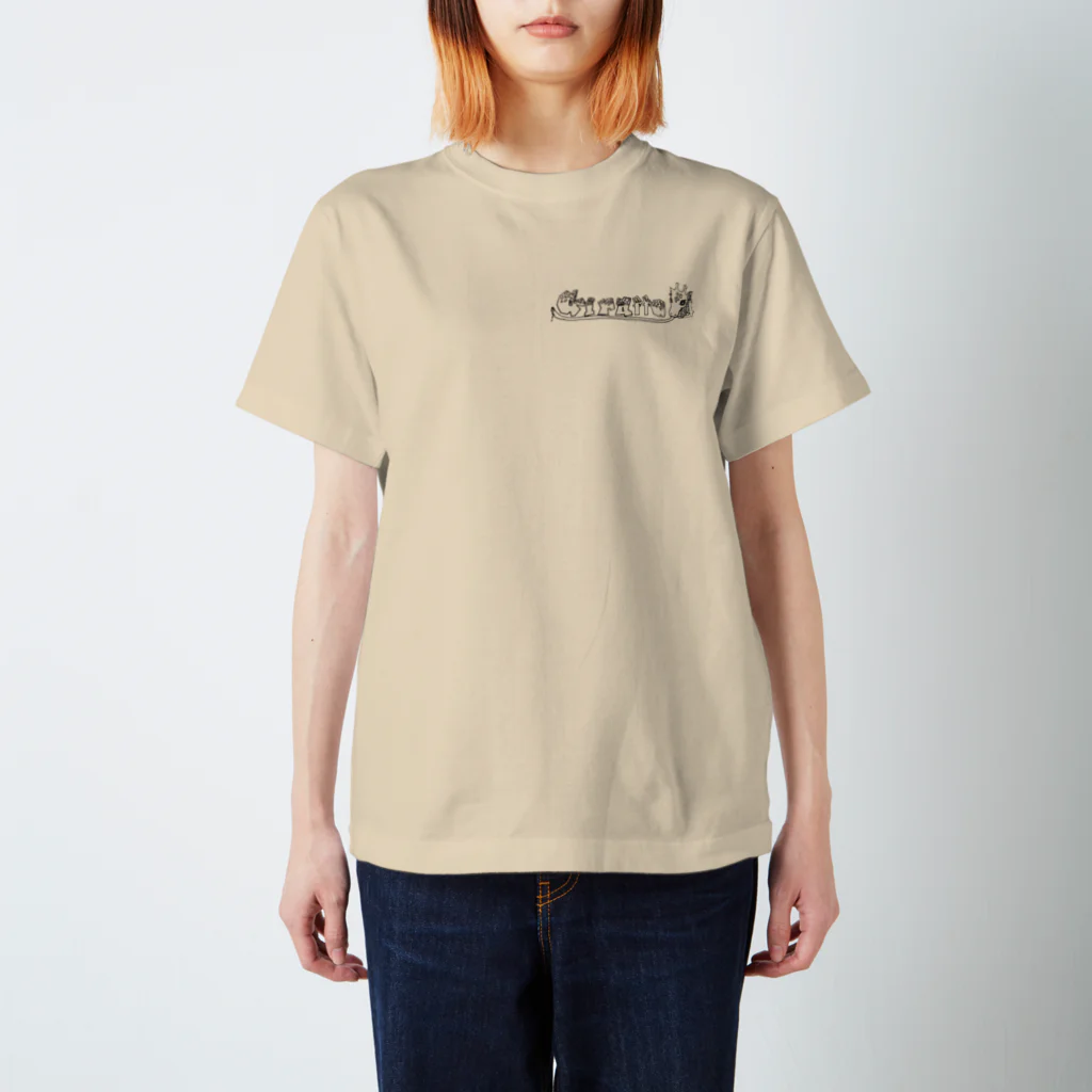 giraffeのキリン スタンダードTシャツ