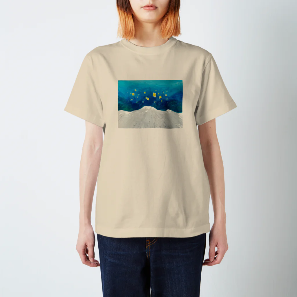 夏休みの雪山 スタンダードTシャツ